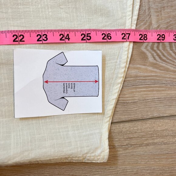 Coofandy Yellow Cotton Short-Sleeve Button-Down (Men's L) Your Sunshine Staple! - Picture 7 of 8